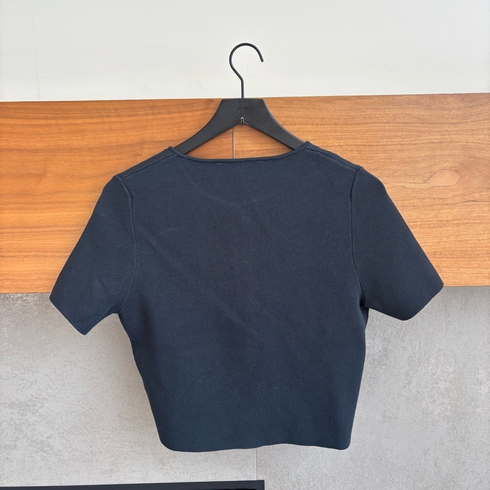Zara Knit Crop Top, Size M - Picture 9 of 9